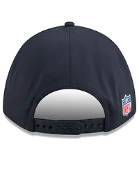 New Era Men's Navy Houston Texans 2025 Sideline M-Crown 9FORTY Adjustable Hat
