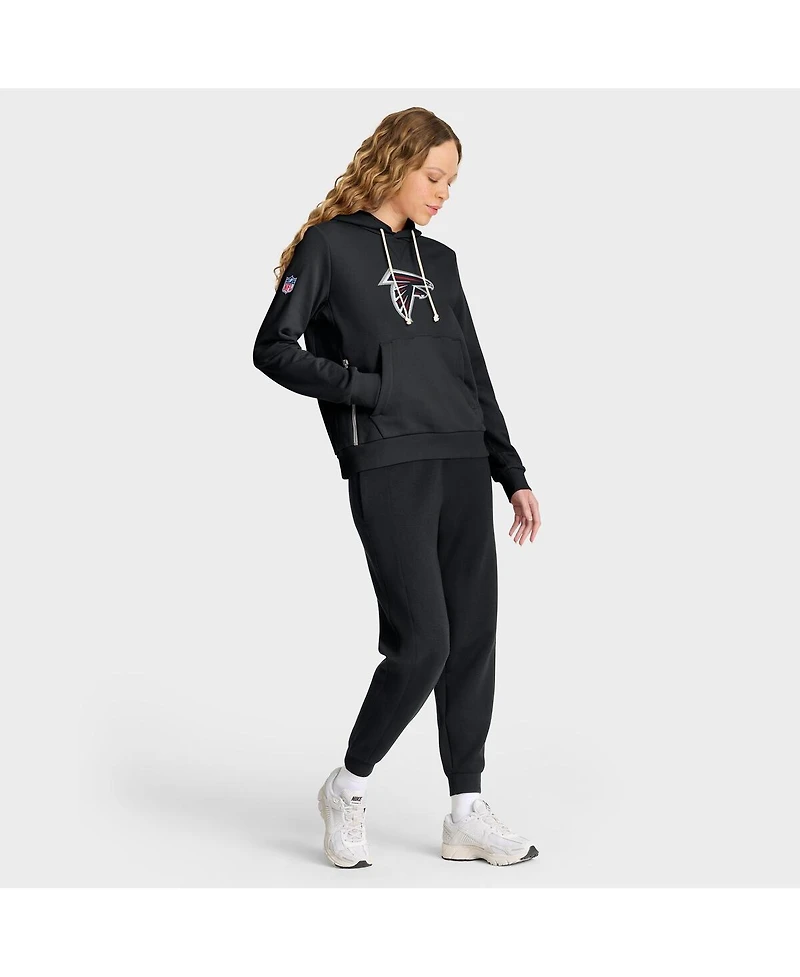 Nike Women's Black Atlanta Falcons Sideline Standard Issue Initial Home Dri-fit Hoodie