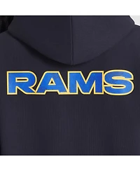 Nike Women's Midnight Blue Los Angeles Rams 2025 Rivalries Collection Standard Issue Sideline Dri-fit Hoodie