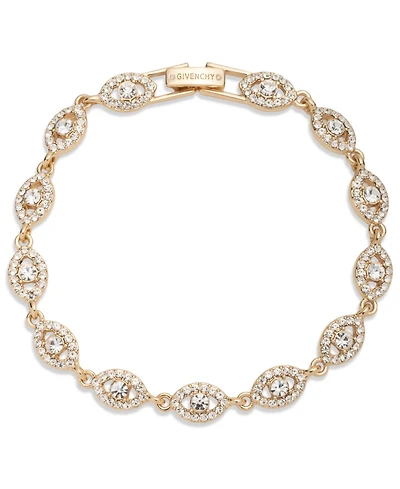Givenchy Crystal Stone Gold-Tone Flex Bracelet