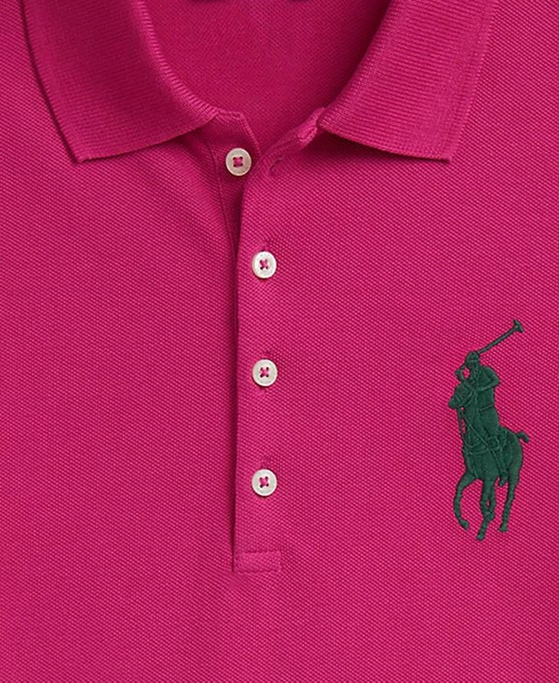 Polo Ralph Lauren Girls 7-16 Big Pony Stretch Mesh Shirt