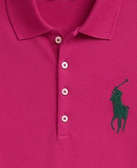 Polo Ralph Lauren Girls 7-16 Big Pony Stretch Mesh Shirt