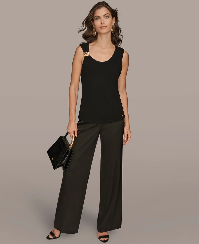 Donna Karan New York Women's Petite Scoop Neck Tank Top
