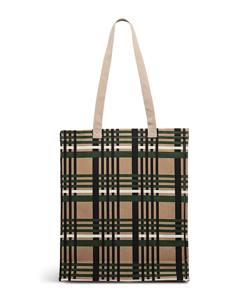 Radley London Check Medium Open Top Tote Bag