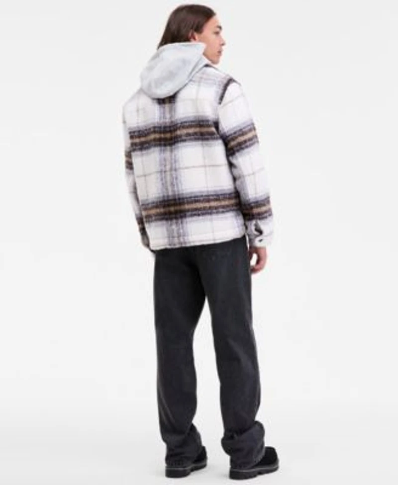 Sun Stone Mens Charlie Plaid Slater Jacket Bronco Hoodie Garment Dyed Cargo Jogger Pants Macys Exclusive