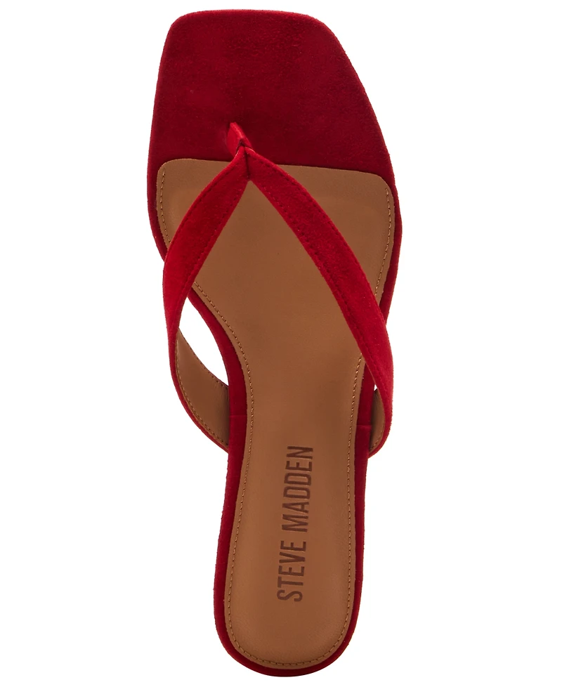Steve Madden Tracie Kitten-Heel Thong Sandals