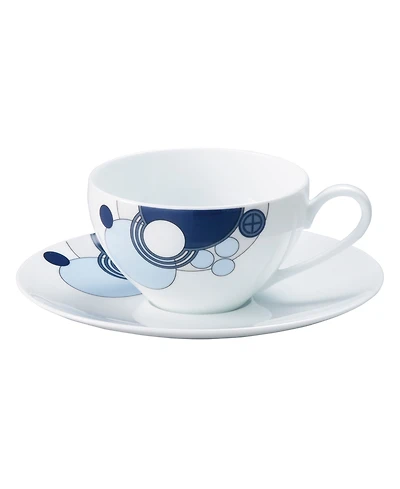 Noritake Frank Lloyd Wright Imperial Cabaret Cup and Saucer, Set of 2
