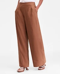 I.n.c. International Concepts Women's High-Rise Pleated Pull-On Wide-Leg Pants, Macy's Exclusive
