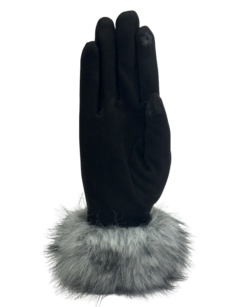 Marcus Adler Faux Suede with Fux Fur Cuff