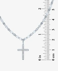 Macy's Diamond Pendant Necklace (1/10 ct. t.w.) in Sterling Silver