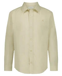 Calvin Klein Boys 8-18 Textured Long Sleeve Shirt