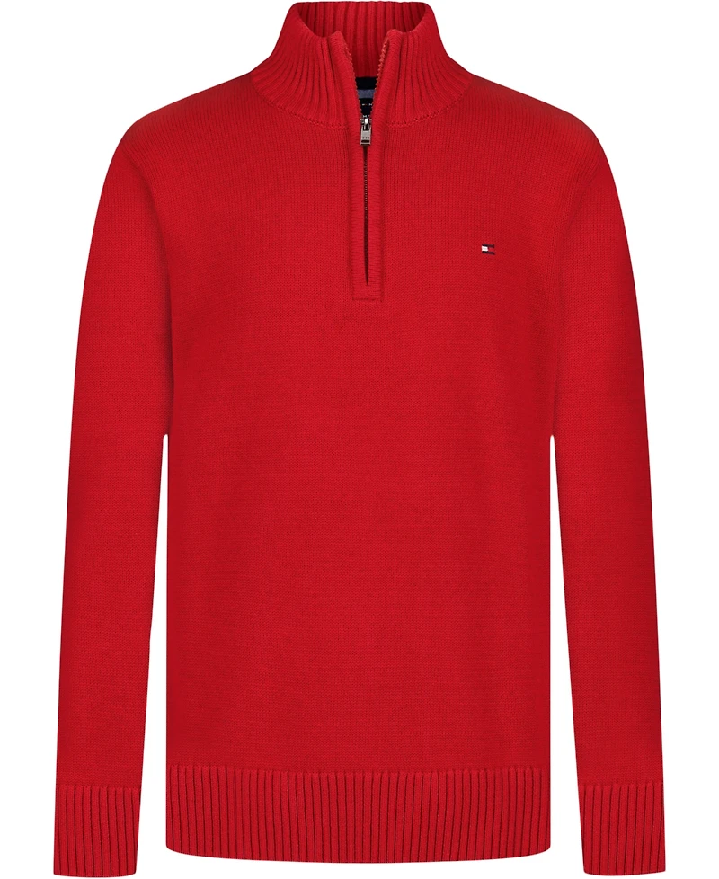 Tommy Hilfiger Boys 2T-7 Quarter-Zip Sweater