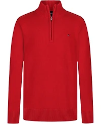 Tommy Hilfiger Boys 2T-7 Quarter-Zip Sweater
