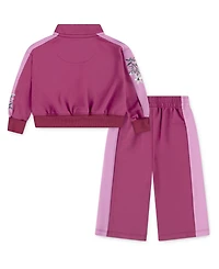Nike Baby Girls 2-Piece Floral Track Jacket and Pants Set