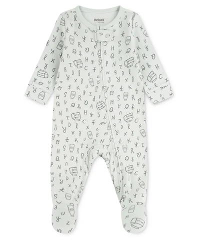 Huggies Baby Boys Full-Zip Sleep and Play Footed Coverall