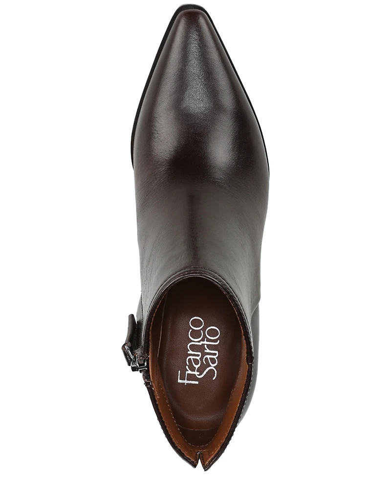Franco Sarto Women's Josiah Pointed Toe Zip Short Boots
