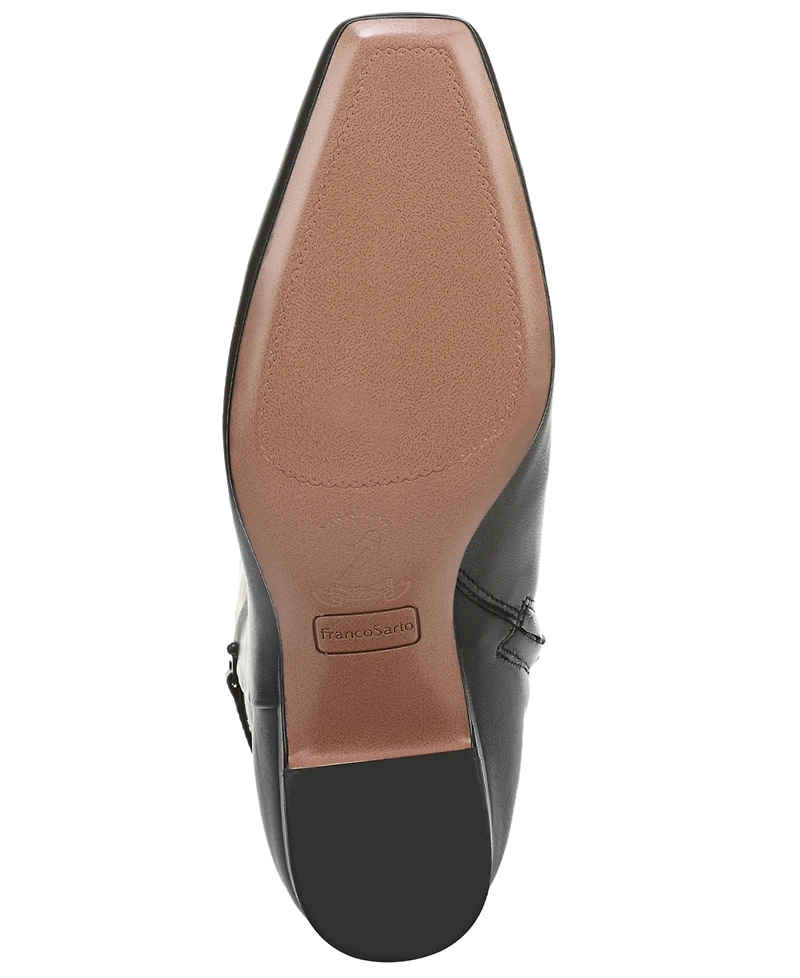 Franco Sarto Women's Sorelina Square Toe Zip Tall Boots