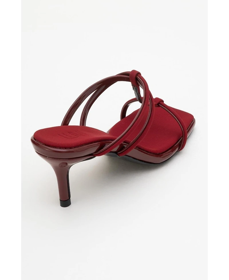 Prologue Shoes Mocha Strap Heel Sandal (Women)