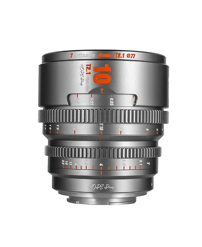 7artisans 7Artisans Hope Series 10mm T2.1 Cinema Lens for Canon Eos-r Mount, Titanium Gray