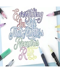 Htutwoo Colors Double Line Outline Pens,Self-Outline Metallic Markers Glitter Writing Drawing Pens For Card Writing