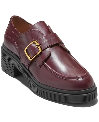 Cole Haan Women's Carlitta Monk Strap Lug Oxford Loafers