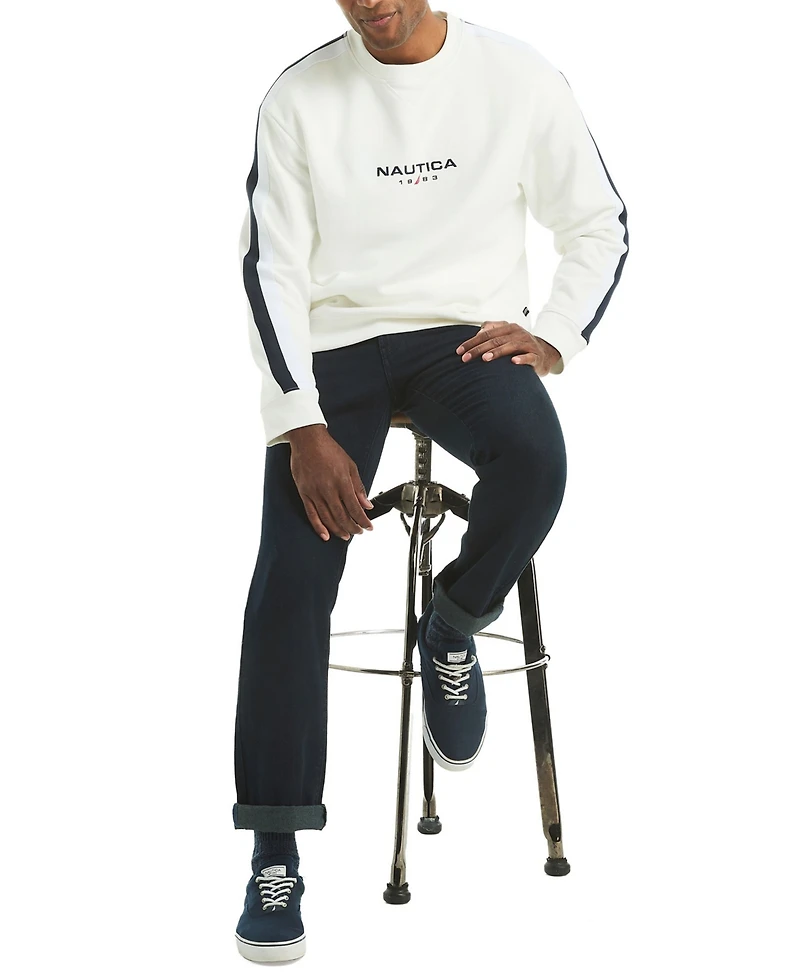 Nautica Men's Graphic Logo Crewneck Sweatshirt