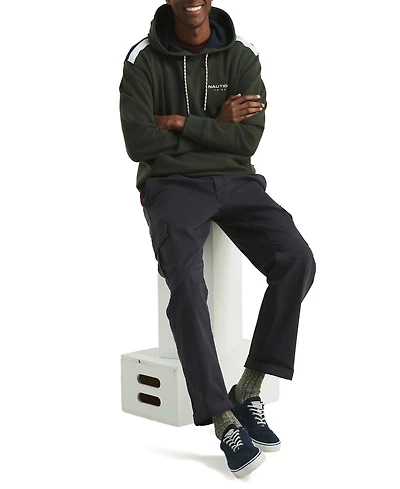Nautica Men's Tape Shoulder Long Sleeves Hoodie