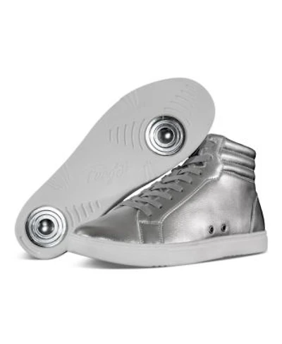 Little Kids Silver High Top Sneaker