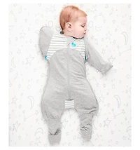 Love To Dream Baby Transition Suit 1.0 Tog Stripe - Gray Large (19-24lbs)