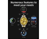 Ruxing Smart 1.32" Hd Smart Watch Multi-function With Bluetooth Calling Health Monitoring, IP67 for Women Men