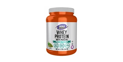 Now Foods Whey Protein With Matcha Powder, 2 Lbs