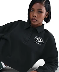 Nike Women's Phoenix Fleece Loose Collared Top