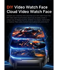 Ruxing Smart 2.01" Hd Screen Watch for Women Men Outdoor Sport Multifunctional With Gps Health Monitoring, Bluetooth Calling, IP68