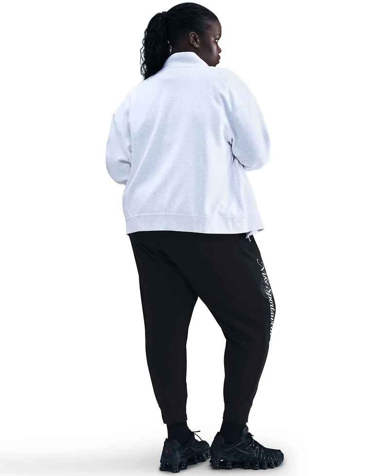 Nike Plus Sportswear Club Fleece Mid-Rise Graphic Pants