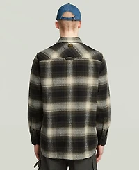G-Star Raw Men's Plaid Long Sleeve Overshirt
