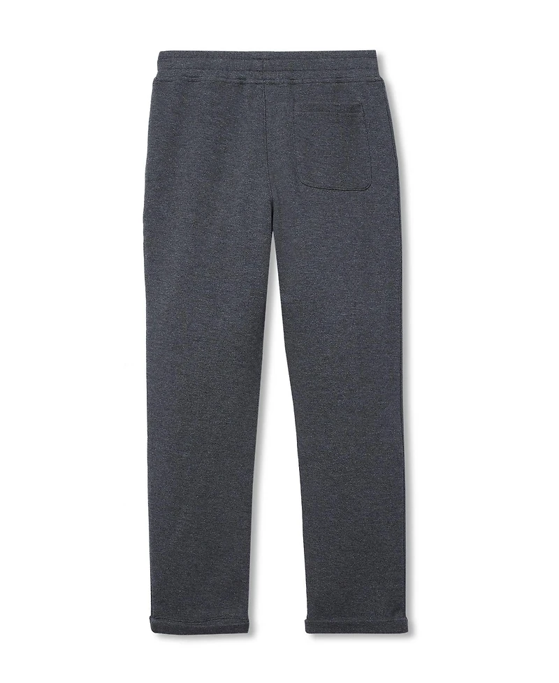 Lands' End Boys Iron Knee Texture Knit Pants