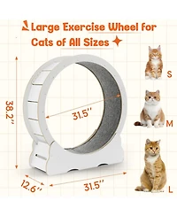 Aecojoy 35.8'' Cat Wheel for Indoor Cats