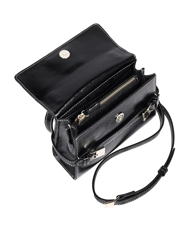 True Religion Buckle Tab Flap Bag