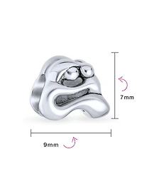 Bling Jewelry Set of 2 Mother Loving Family & Flower Daisy Cz Heart 'My Wife' Charm Bead Sterling Silver for European Bracelet