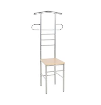 vidaXL Gentleman's Valet Chairs 2 pcs Metal