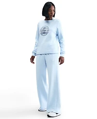 Nike Women's Sportswear Club Fleece Mid-Rise Wide-Leg Sweatpants