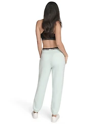 Calvin Klein Women's Performance Logo Stripe Jogger Sweatpants