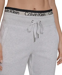 Calvin Klein Women's Performance Logo Stripe Jogger Sweatpants