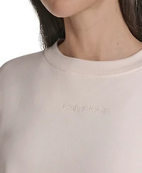 Calvin Klein Women's Performance Crew Neck Oversized Sweatshirt