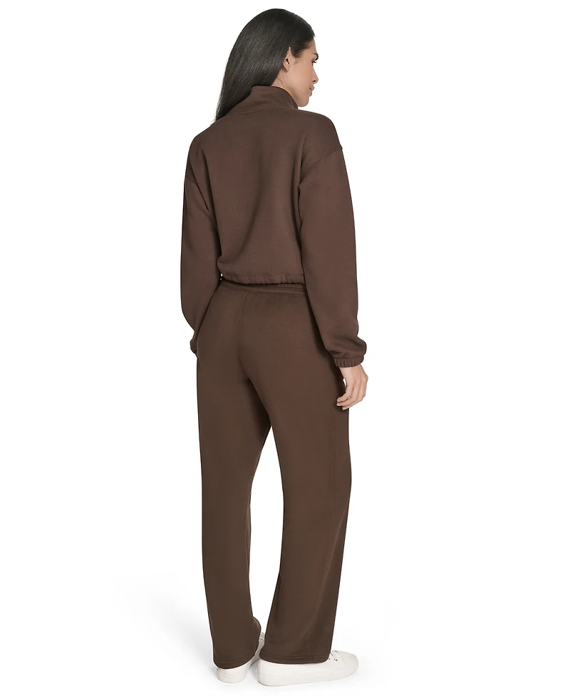Calvin Klein Women's Performance Half-Zip Pull-On Sweatshirt