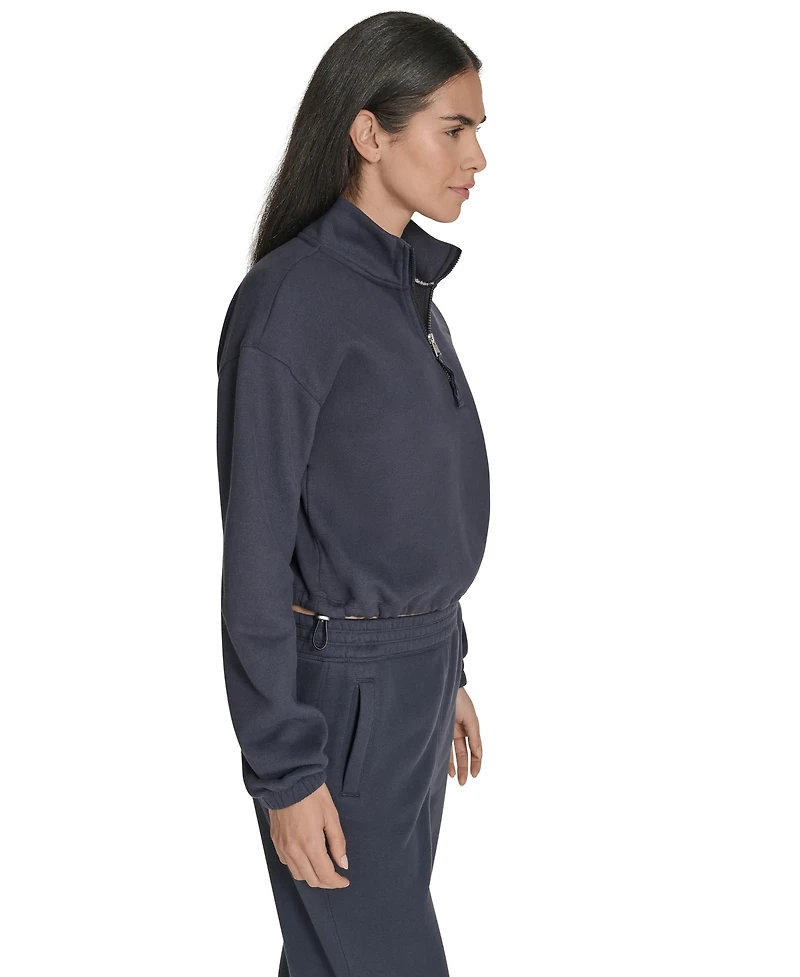 Calvin Klein Women's Performance Half-Zip Pull-On Sweatshirt