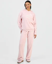 Love Tribe Juniors' Hello Kitty Graphic Plush Hoodie