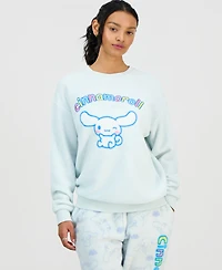 Love Tribe Women's Cinnamoroll Graphic Print Fleece Sweatshirt