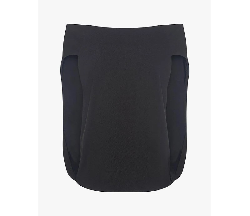 WeWoreWhat Women's Off Shoulder Cape Top