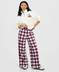 Grayson Threads, The Label Juniors' Hello Kitty Plaid Fleece Pants